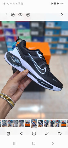 کتونی نایک ایر زوم مشکی سفید