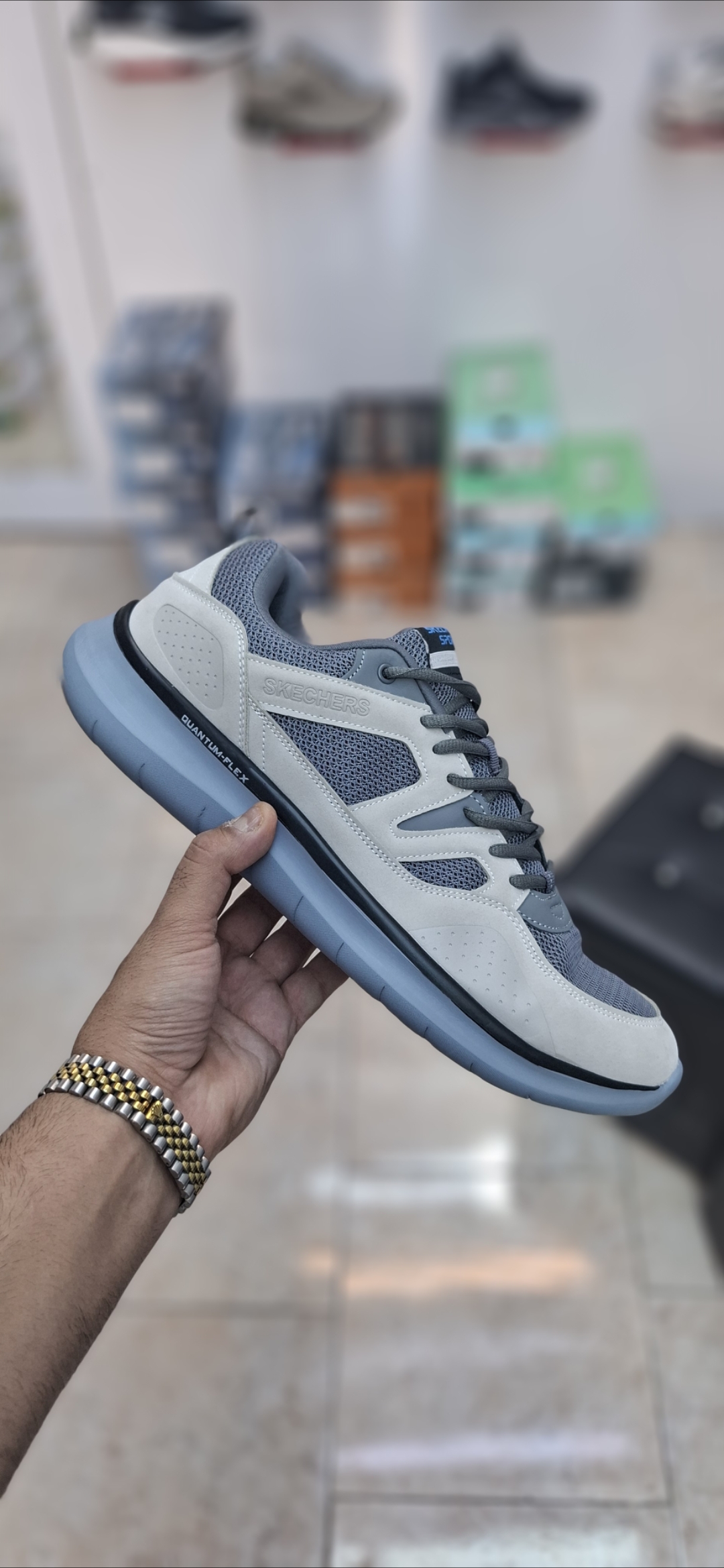 کفش اسپرت مردانه برند اسکیچرز مدل کوانتم فلکس